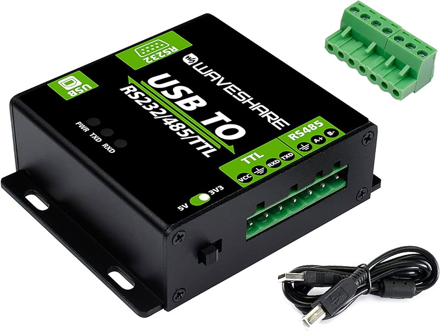 Serial to USB Ethernet Gateway